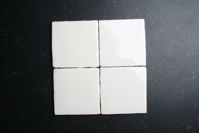 Handvorm 10x10 transparant craquele tegels