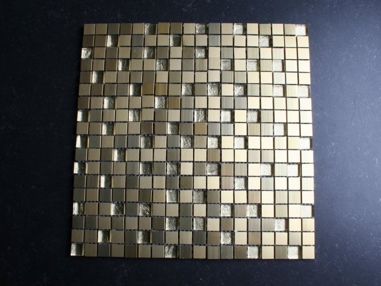 15mm Goud Glas mozaiek tegels