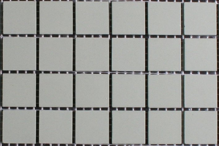 zacht groen strak mozaiek 2x2 cm 