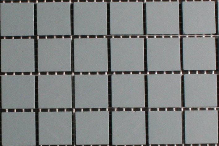 zacht blauw strak mozaiek 2x2 cm 