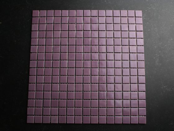 Glasmozaiek Paars 2x2 cm tegels