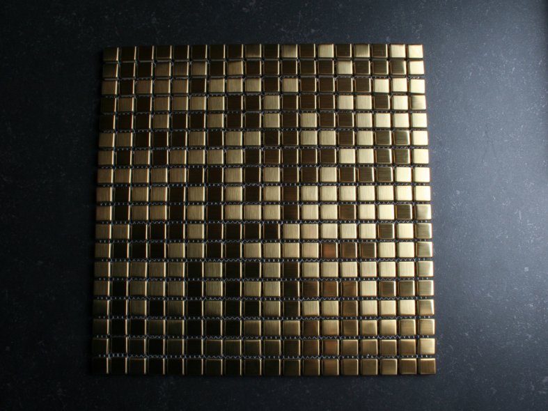 15mm Goud look mozaiek tegels