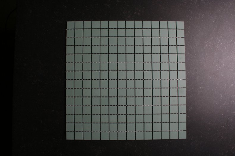 Midden Groen strak mozaiek 2x2 cm 