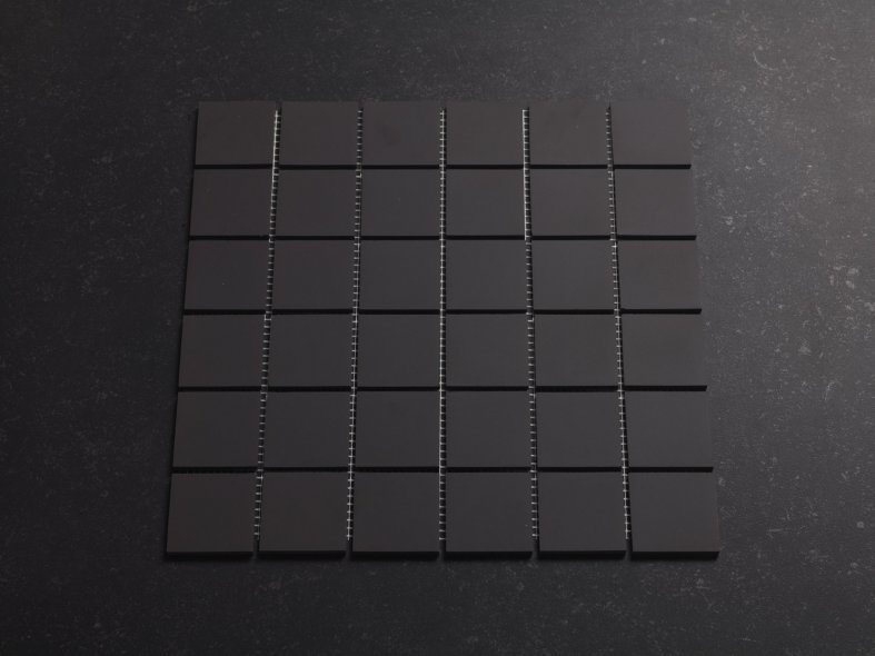 5x5 cm zwart modern mozaiek