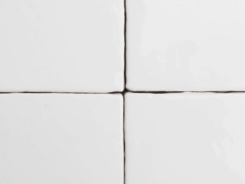 Handvorm 10x10 witte tegels glans