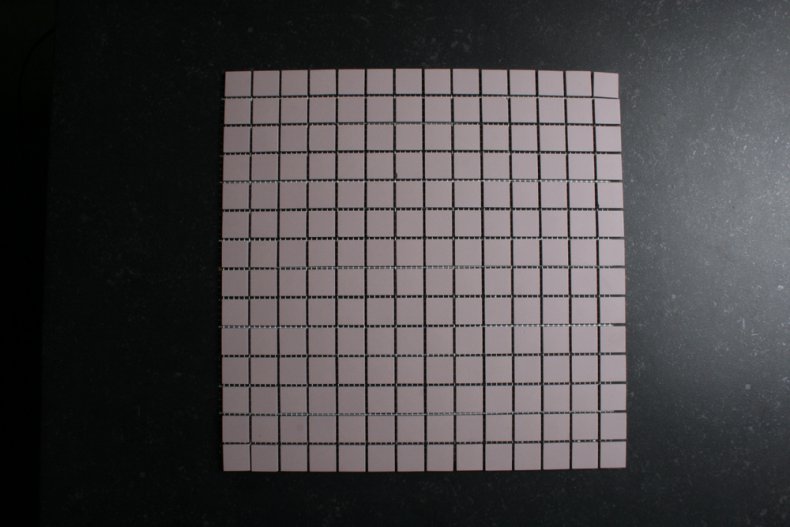 Lila strak mozaiek 2x2 cm 