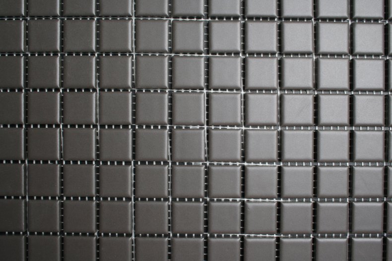 Mozaïektegel 23x23mm - grijs bruin mat