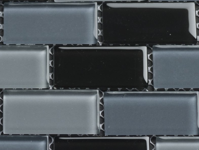 MHDN 30 - grey / black mix - brick 25x50x4mm 