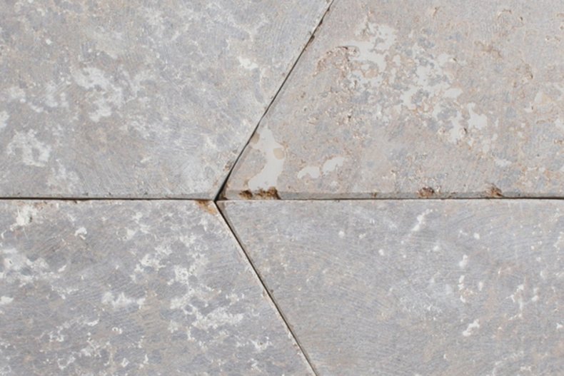 natuursteen ruitvormige tegel 10x17cm - mocca