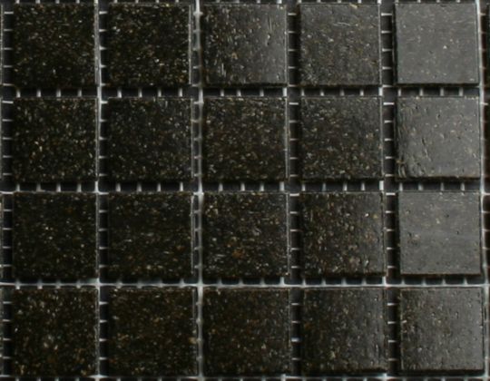 Mozaïek tegels diep zwart/bruin structuur