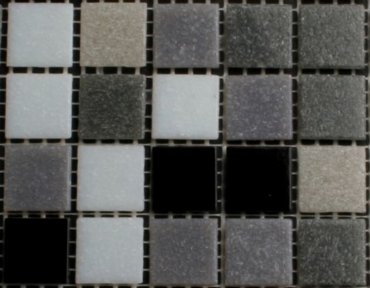 Mozaïek tegels grijs mix 2 structuur zwart mix