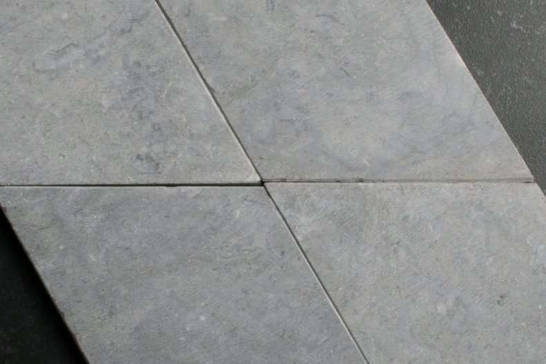 natuursteen ruitvormige tegel 10x17cm - grijs