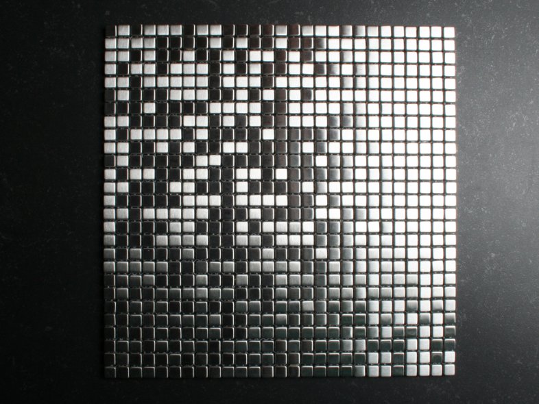 RVS mozaïek mix 1x1 cm
