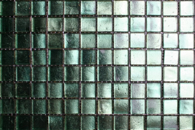 Groen 15x15mm mozaiek