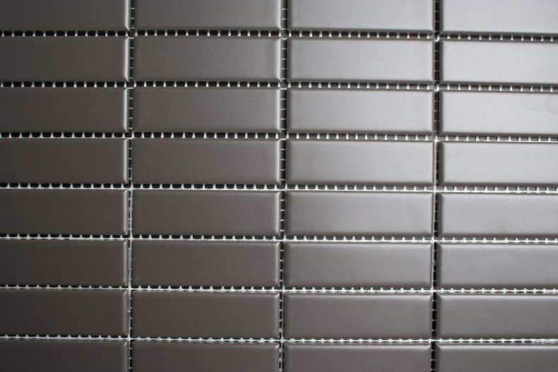 Mozaïektegel 23x73mm -grijs bruin mat