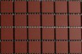 Rood Bruin mozaiek 2x2 cm 