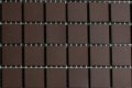 Diep Bruin strak mozaiek 2x2 cm 
