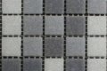 Mozaïek tegels grijs mix 3 structuur