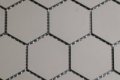 5 cm midden grijs zeshoekig mozaiek
