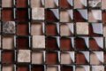 15mm bruin steen mix mozaiektegels