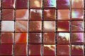 MHSP 04 - red mix - iridescent 15x15x4mm