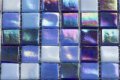 MHSP 03 -blue mix - iridescent 15x15x4mm