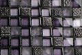 15mm paars deco glas glans mat mozaiektegels