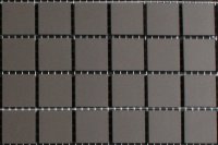 Donker grijs strak mozaiek 2x2 cm 