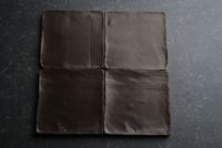 handvorm 10x10 donker chocolade mat