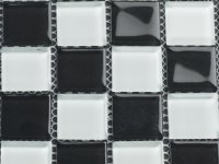 MHDN 17 - black / white mix 25x25x4mm