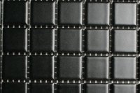 Mozaïektegel 23x23mm - zwart mat