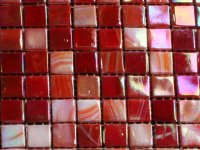 15mm Rood mix Ocean Mozaiektegels