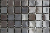 15mm glasmozaiek tegels - grijs