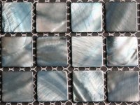 25mm grijs blauw schelpmozaiek tegels