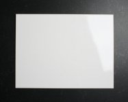 Witte wandtegel glans 25x33 cm