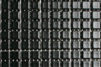 Mozaïektegel 1x1 cm - zwart mat