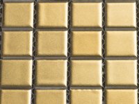 MHME 01 gold - matt 24x24x5mm UITLOPEND!