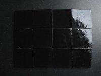 Authentiek zwart 10x10 cm