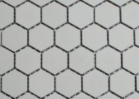 2.5 cm zacht grijs zeshoekig mozaiek