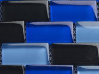 MHDK 32 - blue / black mix brick 50x25x8mm