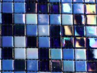 15mm Blauw mix Ocean Mozaiektegels