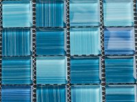 MHDN 20 - blue mix - stripes 25x25x4mm
