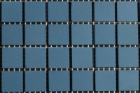donker blauw strak mozaiek 2x2 cm 